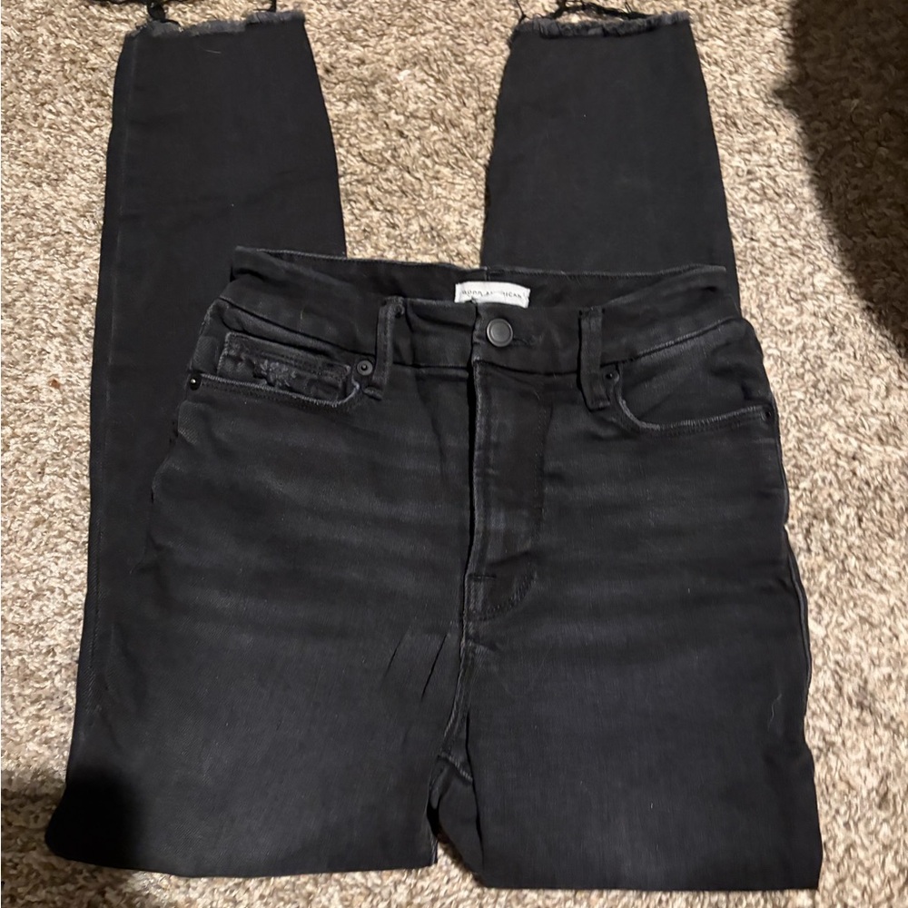 Good American Black Skinny Jeans